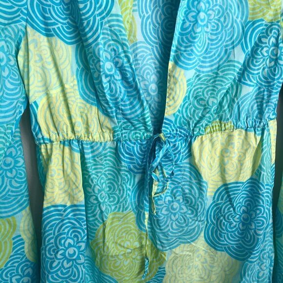 Victoria’s Secret LS Plunge Floral Print Cover Up Dress - Picture 10 of 15